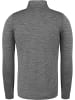 Normani Outdoor Sports Herren Merino Langarm mit 1/4 Zipper Canberra in Grau