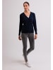 CASH-MERE.CH Cardigan V-Ausschnitt in Marine Blau
