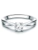 Trilani Ring Sterling Silber Zirkonia in silber