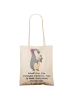 Mr. & Mrs. Panda Tragetasche Zahnarzt Künstler mit Spruch in Creme