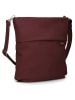 Zwei Mademoiselle M12 - Schultertasche 32 cm (sand) in rubin
