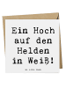Mr. & Mrs. Panda Klappkarte Spruch Arzt Held mit Spruch in Weiß