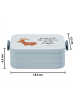Mr. & Mrs. Panda Bento Box Sternzeichen Steinbock Motiv mit Spruch in Blau Pastell