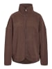 Noisy may Übergangsjacke mit Fleece-Struktur und Kragen in Braun-2