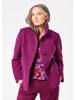 GOLDNER Wollmantel Elegante Kurzjacke mit Stehkragen in beere