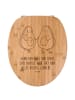 Mr. & Mrs. Panda WC Sitz Avocado Pärchen mit Spruch in Transparent