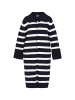 DreiMaster Women Cardigan in dark navy offwhite