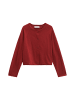 Marc O'Polo Feinstrick-Cardigan relaxed in Tall Poppy