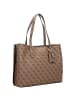 Guess Meridian Shopper Tasche 42 cm in latte logo