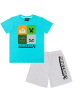 Minecraft Minecraft Kinder Pyjama kurzer Schlafanzug Creeper in weiß