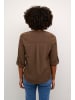 Kaffe Kurzarm-Bluse KAmia Regular fit in Chestnut