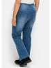 sheego Bootcut-Jeans in dark blue Denim