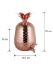 Echtwerk Ananas Getränkespender 47 l in Kupfer
