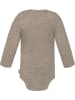 Normani Outdoor Sports 3er Pack Baby Merino Langarmbody Tuai in Beige/Anthrazit/Grün
