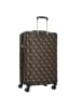 Guess Berta 4 Rollen Trolley 77 cm in brown logo