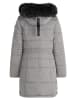 Betty Barclay Steppjacke mit Kapuze in Silbergrau