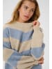 Kaffe Strickpullover KAverana Baggy fit in FeatherG.M./Windward Blue Str.