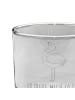 Mr. & Mrs. Panda Tumbler Flamingo Stolz mit Spruch in Transparent
