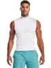 Under Armour T-Shirt "Ua Hg Armour Comp Mock Sl" in Weiß