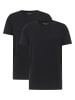 Mustang Doppelpack T-Shirt in Schwarz