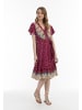 VIRITA Women Sommerkleid in Beere Pink Mehrfarbig