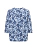 Olsen Shirt Clara in indigo weiß