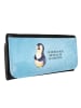 Mr. & Mrs. Panda Brieftasche Pinguin Diät mit Spruch in Eisblau