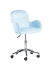 Beliani Bürostuhl PRIDDY in Blau - (W) 60 x (H) 79 x (L) 60 cm