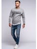 Jack & Jones Sweatshirt Print - ELEMENTS SWEAT CREW NECK in Light Grey Melange