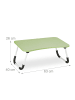 relaxdays Laptoptisch in Grün - (B)63 x (H)26 x (T)40 cm