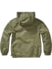 Brandit Kinder Funktionsjacke "Kids Summer Frontzip Windbreaker" in Grün
