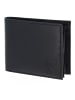 oxmox Leather Geldbörse RFID Schutz Leder 12 cm schwarz-freedom pigeon