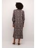 Kaffe Kleid KAdrylia Relaxed fit in Feather Gray Leo Print