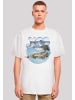 F4NT4STIC Heavy Oversize T-Shirt YES Chrome Island in weiß