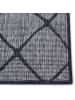 NORTHRUGS In- & Outdoor Wendeteppich Malaga Schwarz Silber