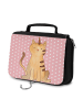 Mr. & Mrs. Panda Kulturtasche Einhorn Katze ohne Spruch in Rot Pastell