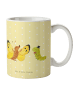 Mr. & Mrs. Panda Kindertasse Raupe Schmetterling ohne Spruch in Gelb Pastell