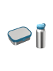 Mepal 2er Set Edelstahl-Lunchset Campus in Cool Blue