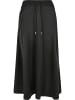 Urban Classics Urban Classics Damen Ladies Satin Midi Skirt in black