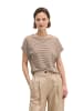 Marc O'Polo Gestreiftes T-Shirt regular in Medium Brown