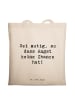 Mr. & Mrs. Panda Stofftragetasche Spruch Angst überwinden mit Sp... in Creme