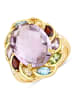 Rafaela Donata Ring Sterling Silber Amethyst in gelbgold