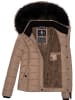 Navahoo Winterjacke Miamor in Taupe Grey