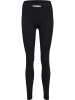 Hummel Leggings Hmlelemental Damen in BLACK