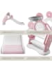 tectake Kinderrutsche Joy Belastbarkeit 50 kg, 128 x 66,5 x 67,5 cm, pink