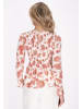 usha FESTIVAL Women Blouse in white orange