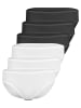 Nina von C. 6er Pack Damen Jazzpant in weiss-schwarz