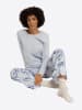 Hanro Longsleeve Loungy Nights in powder blue