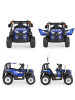 Moni Kinder-Elektro Traktor Harvest in blau