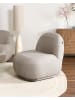 Beliani Sessel LOVBERG in Beige - (W) 71 x (H) 74 x (L) 80 cm